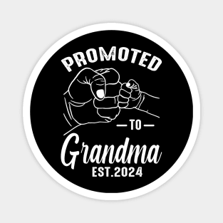 Promoted To Grandma 2024 Magnet